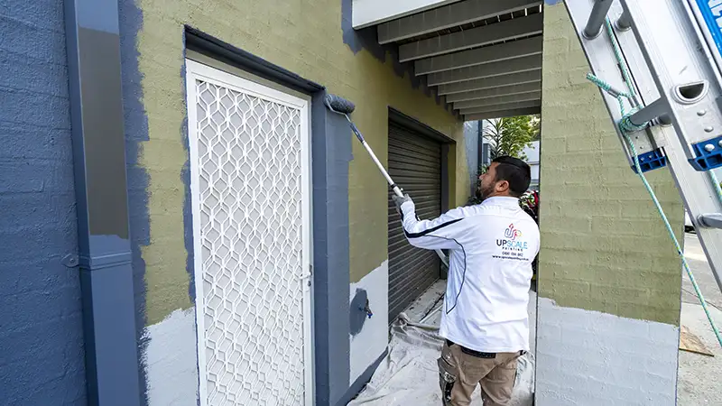 Painting exterior of a home