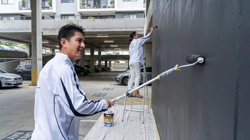 Painting a carpark