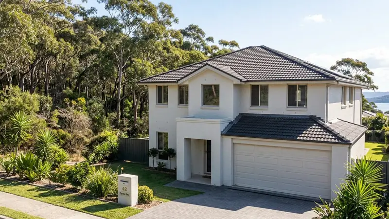 Gymea-Bay-House-Exterior-Painting Exterior painting in Gymea