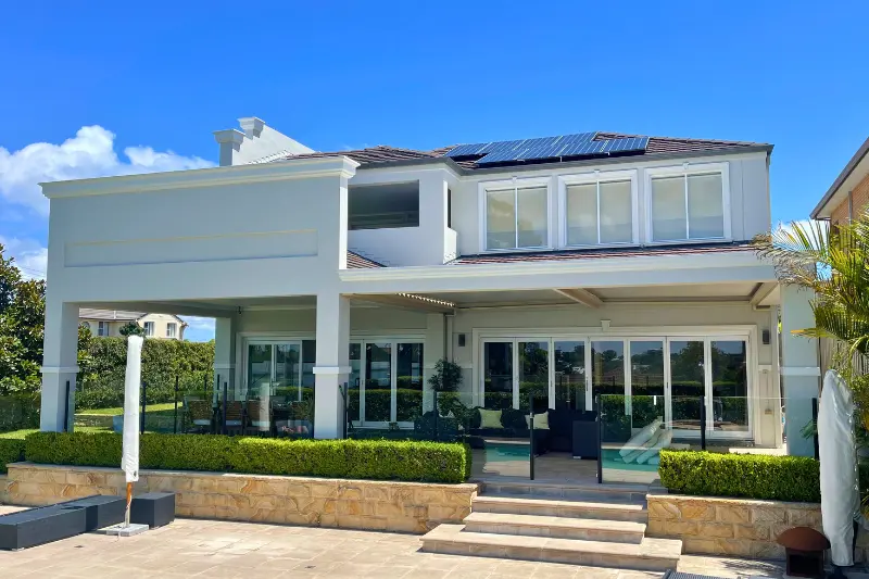 Modern home exterior in Tamarama